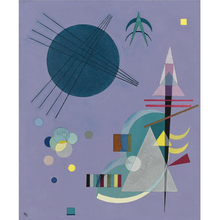  瓦西里·康丁斯基 wassily kandinsky ——紫色与绿色